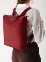 Longchamp Le pliage green Rugzak Violet-vue-porte